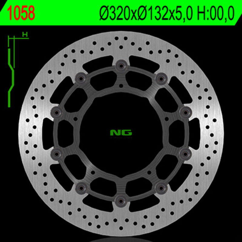 NG BRAKES Round Floating Brake Disc