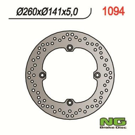 NG BRAKES Round Fixed Brake Disc