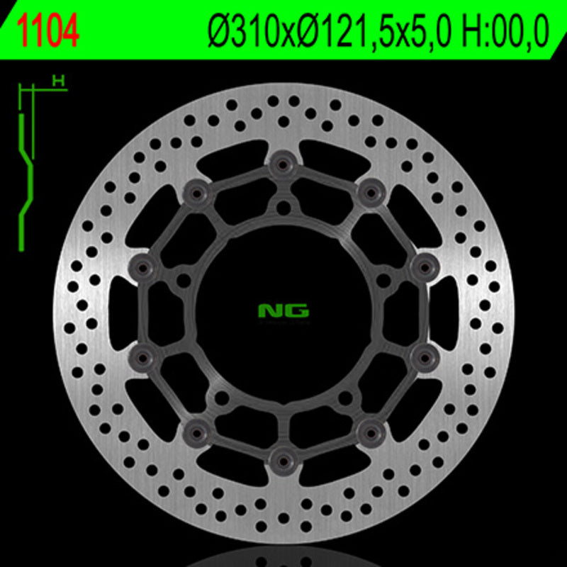 NG BRAKES Round Floating Brake Disc