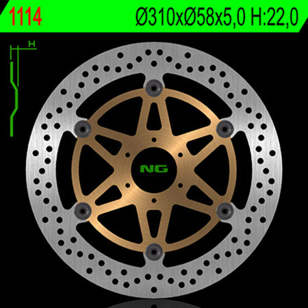 NG BRAKES Round Floating Brake Disc