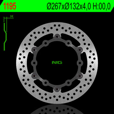 NG BRAKES Round Floating Brake Disc