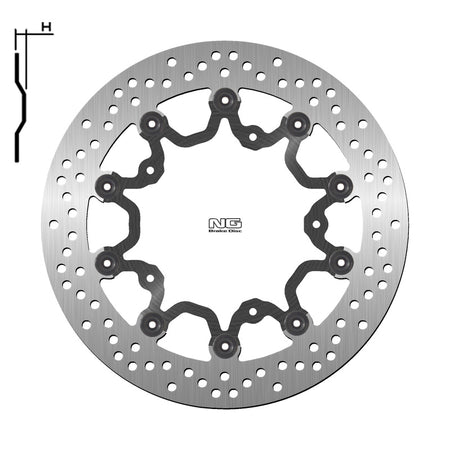 NG BRAKES Round Floating Brake Disc