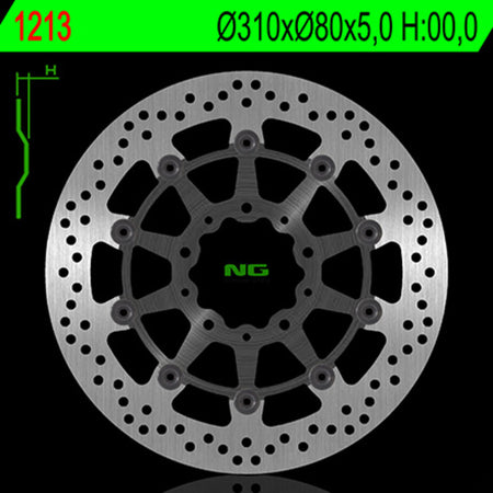 NG BRAKES Round Floating Brake Disc