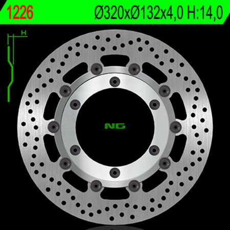 NG BRAKES Round Floating Brake Disc