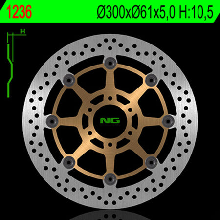 NG BRAKES Round Floating Brake Disc