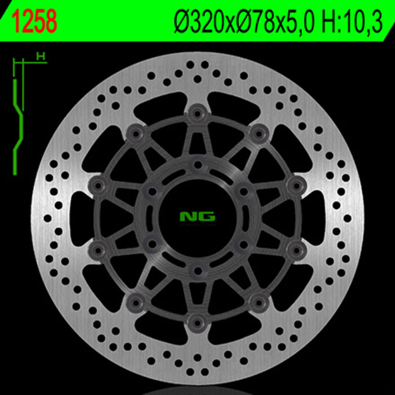 NG BRAKES Round Floating Brake Disc