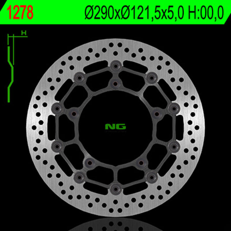 NG BRAKES Round Floating Brake Disc