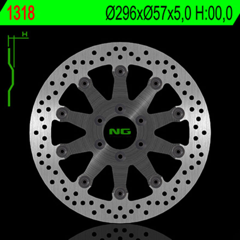 NG BRAKES Round Floating Brake Disc