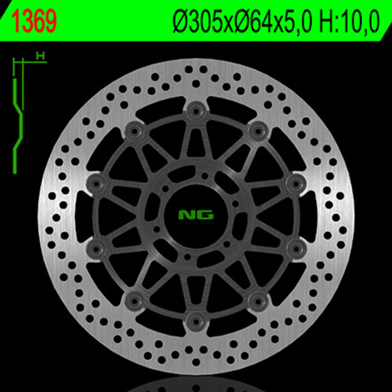 NG BRAKES Round Floating Brake Disc