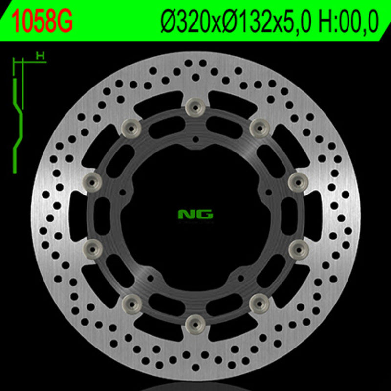 NG BRAKES Round Floating Brake Disc