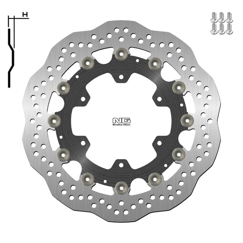 NG BRAKES Wave Floating Brake Disc