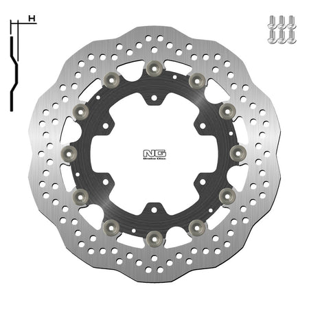 NG BRAKES Wave Floating Brake Disc