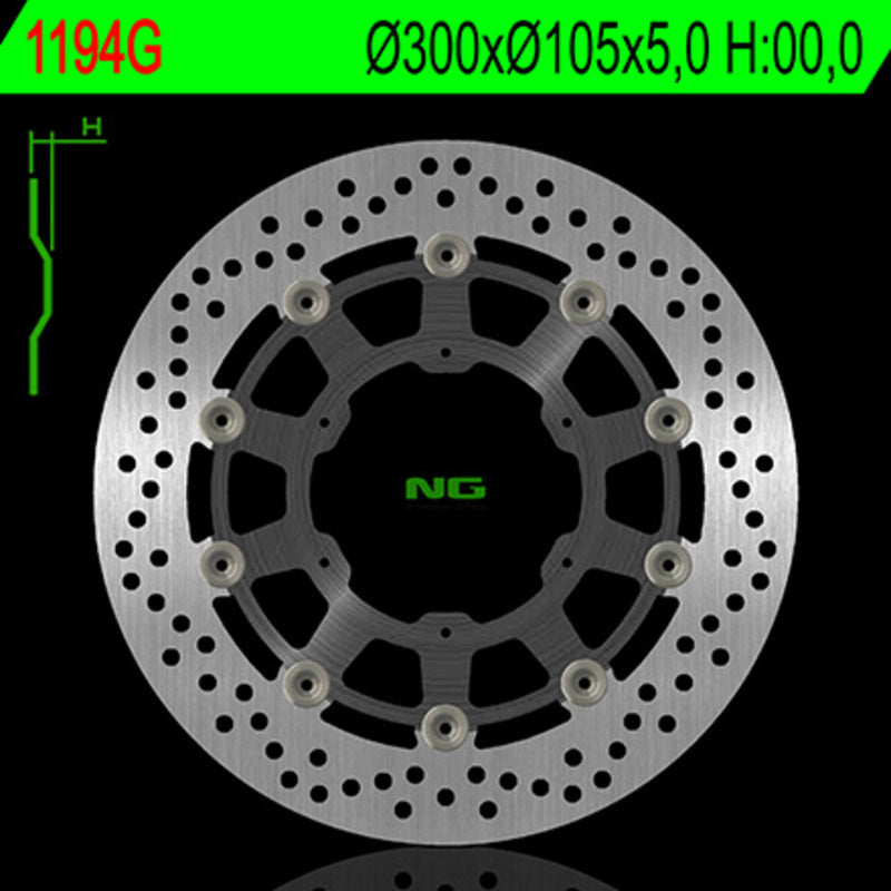 NG BRAKES Round Floating Brake Disc