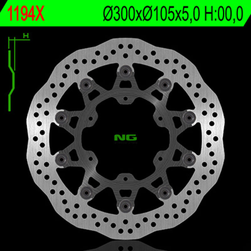 NG BRAKES Wave Floating Brake Disc