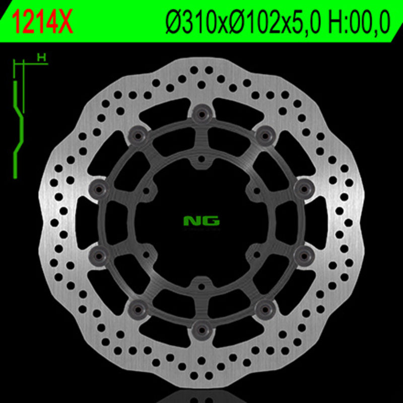 NG BRAKES Wave Floating Brake Disc