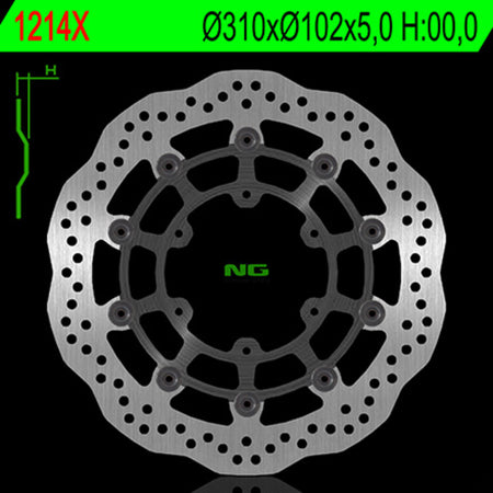 NG BRAKES Wave Floating Brake Disc