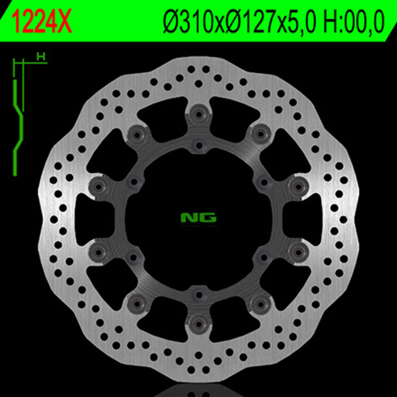 NG BRAKES Wave Floating Brake Disc
