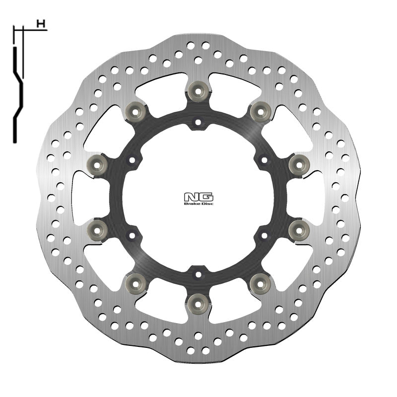 NG BRAKES Wave Floating Brake Disc
