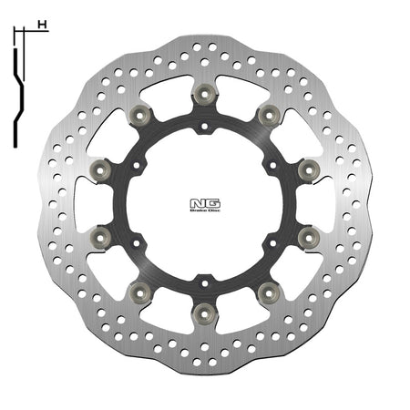 NG BRAKES Wave Floating Brake Disc