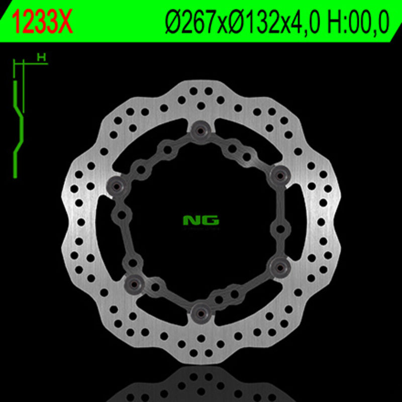 NG BRAKES Wave Floating Brake Disc