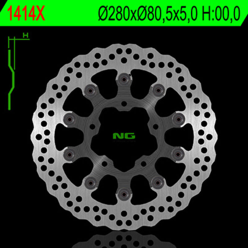 NG BRAKES Wave Floating Brake Disc