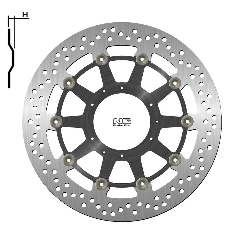 NG BRAKES Round Floating Brake Disc