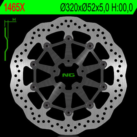 NG BRAKES Wave Floating Brake Disc