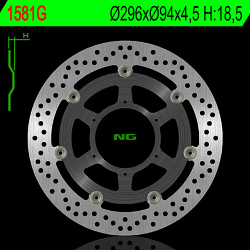 NG BRAKES Round Floating Brake Disc