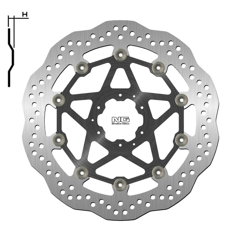 NG BRAKES Wave Floating Brake Disc
