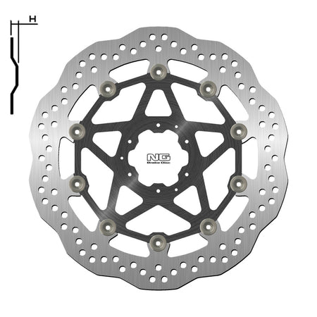 NG BRAKES Wave Floating Brake Disc