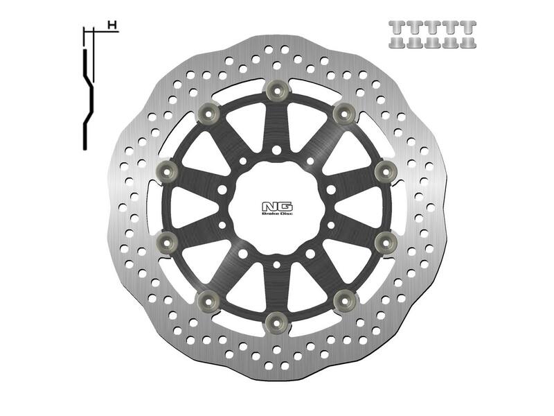 NG BRAKES Wave Floating Brake Disc