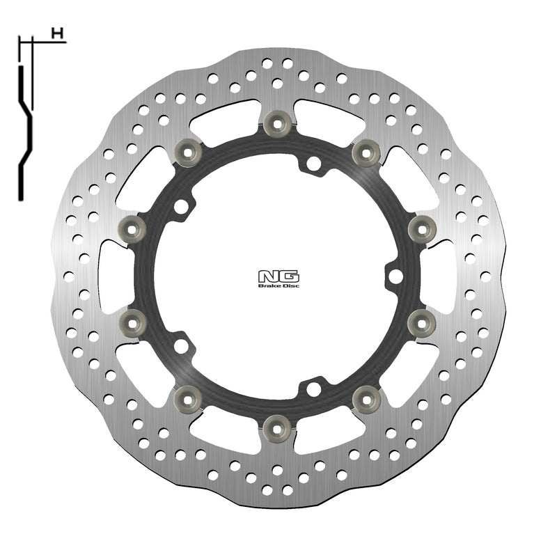 NG BRAKES Wave Floating Brake Disc