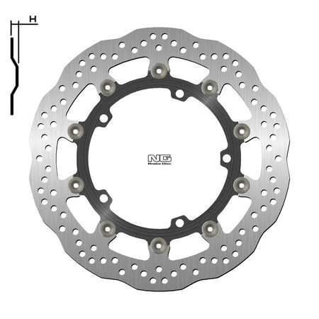 NG BRAKES Wave Floating Brake Disc