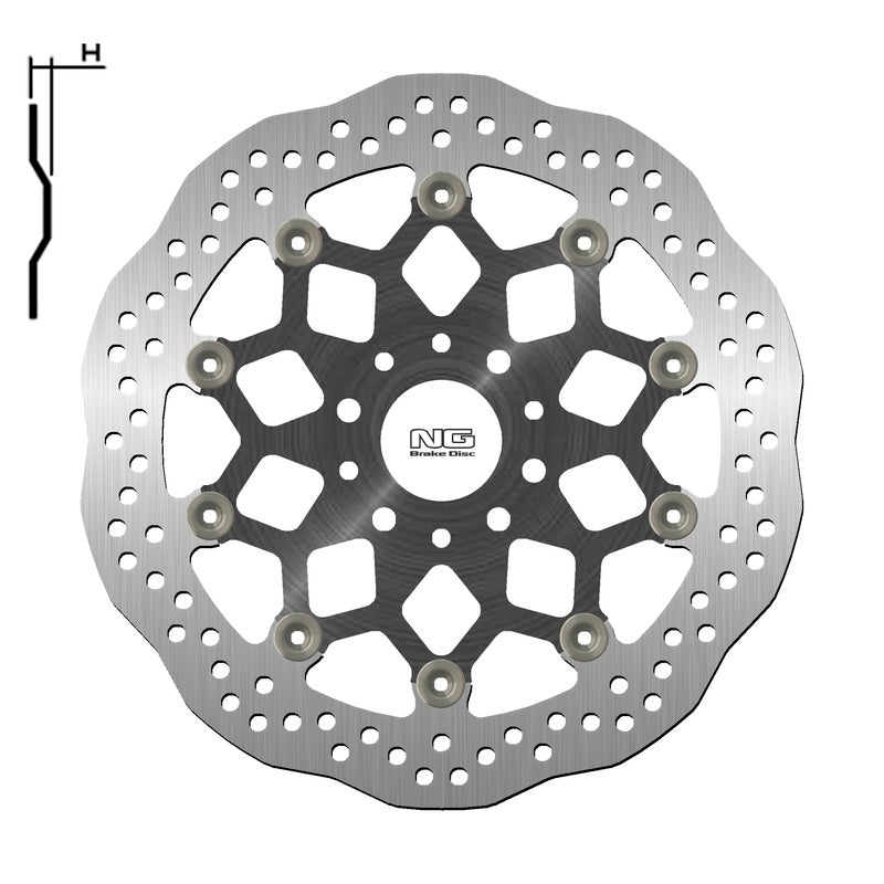 NG BRAKES Wave Floating Brake Disc