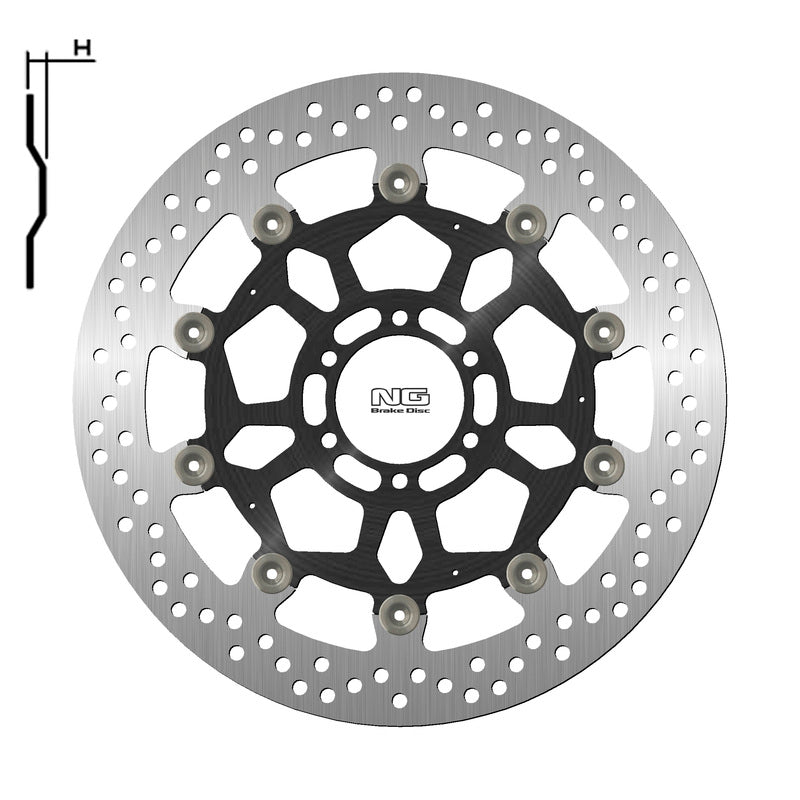 NG BRAKES Round Floating Brake Disc
