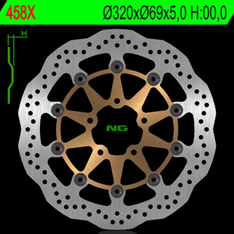 NG BRAKES Wave Floating Brake Disc