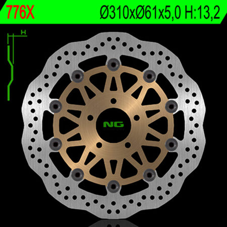 NG BRAKES Wave Floating Brake Disc