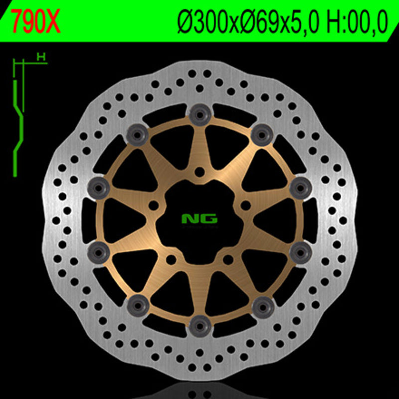 NG BRAKES Wave Floating Brake Disc
