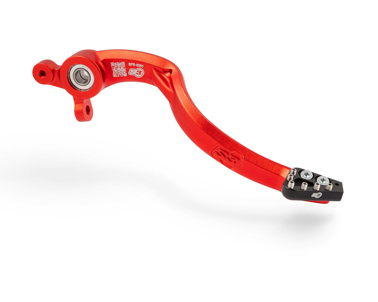 S3 Parts REAR BRAKE PEDAL TPI 2017-2023 RED