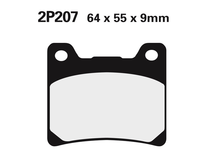 Nissin BRAKE PADS 2P-207NS SINTER METAL