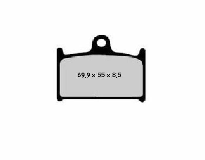 Nissin BRAKE PADS 2P-208NS SINTER METAL