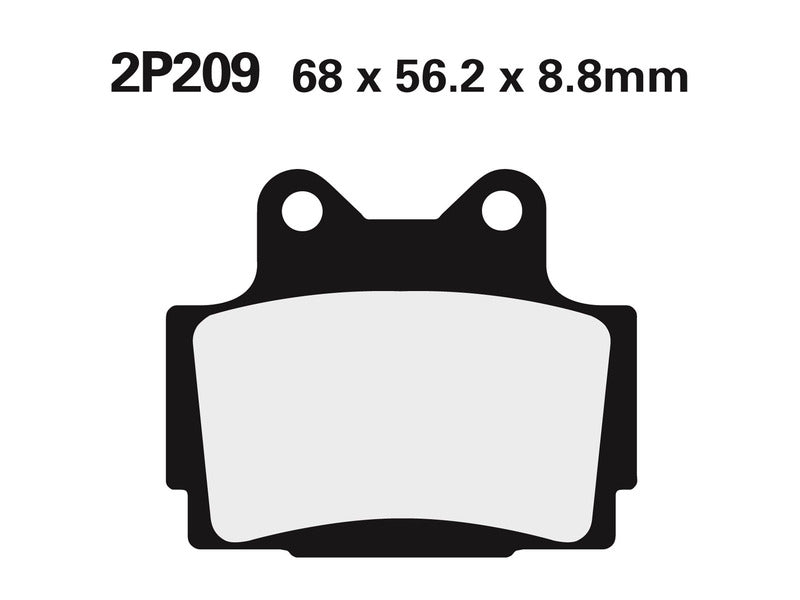 Nissin BRAKE PADS 2P-209NS SINTER METAL