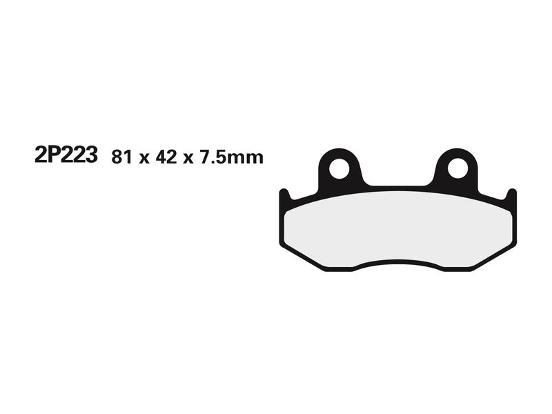 Nissin BRAKE PADS 2P-223STMX SINTER METAL