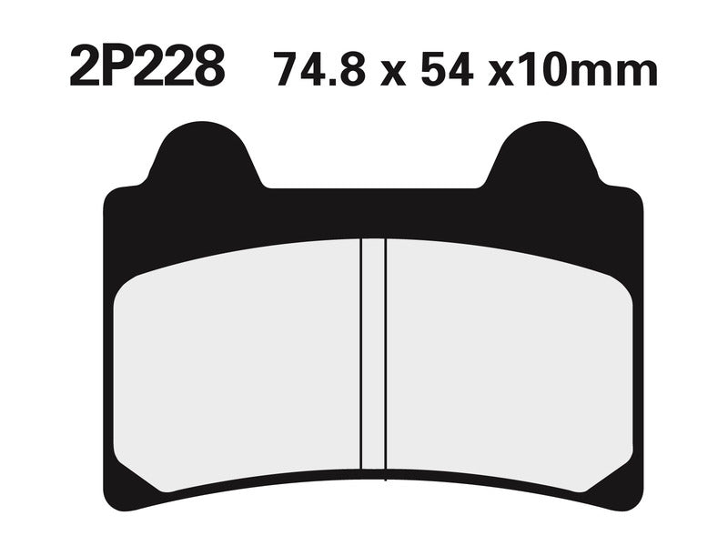 Nissin BRAKE PADS 2P-228NS SINTER METAL
