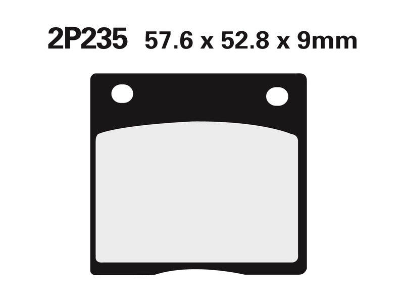 Nissin BRAKE PADS 2P-235NS SINTER METAL