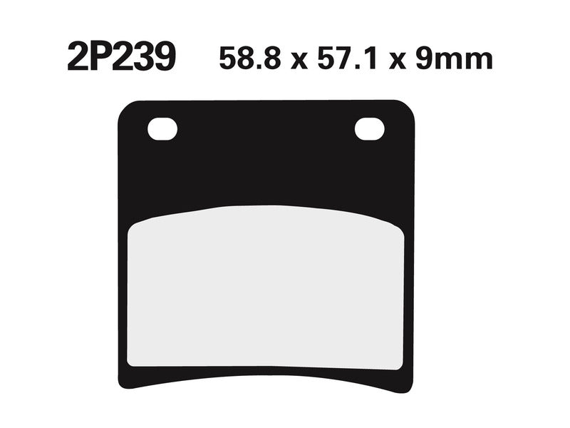 Nissin BRAKE PADS 2P-239NS SINTER METAL