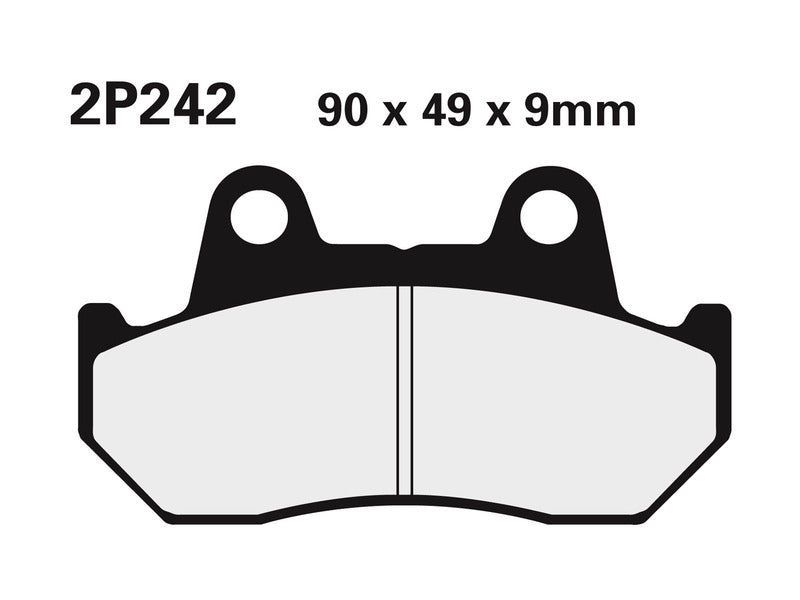 Nissin BRAKE PADS 2P-242NS SINTER METAL