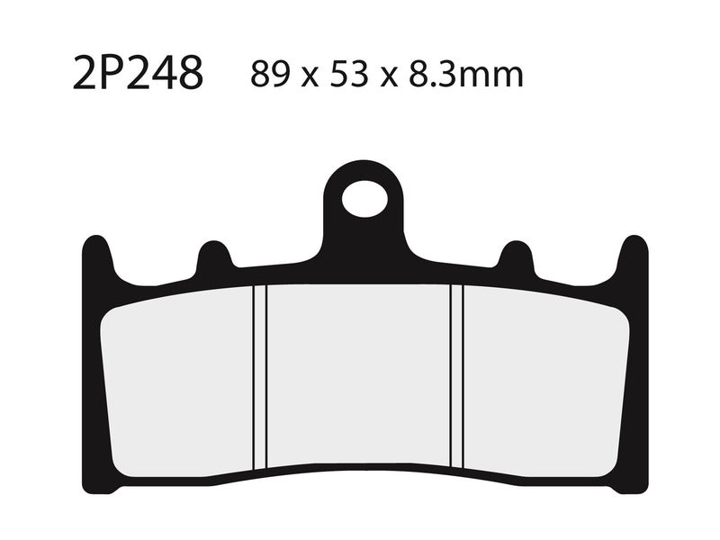 Nissin BRAKE PADS 2P-248NS SINTER METAL
