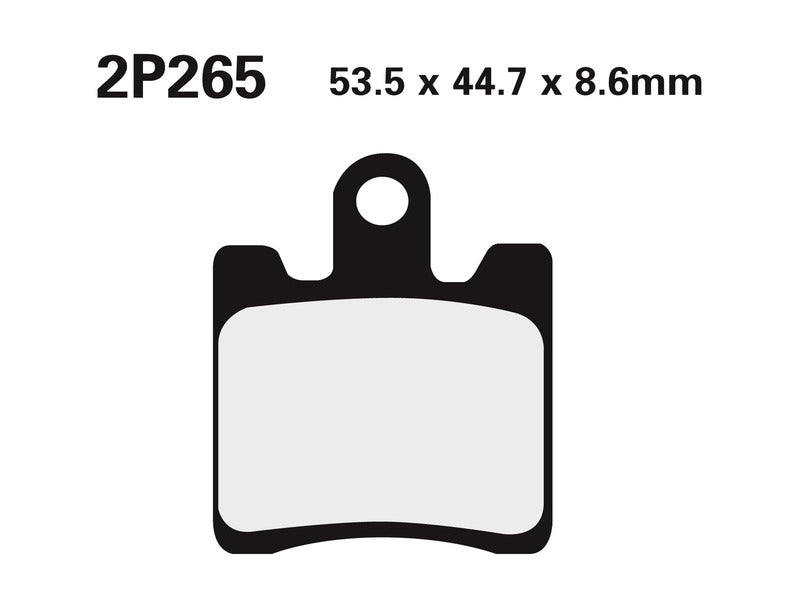 NISSIN BREMSBELÄGE 2P-265NS SINTERMETALL