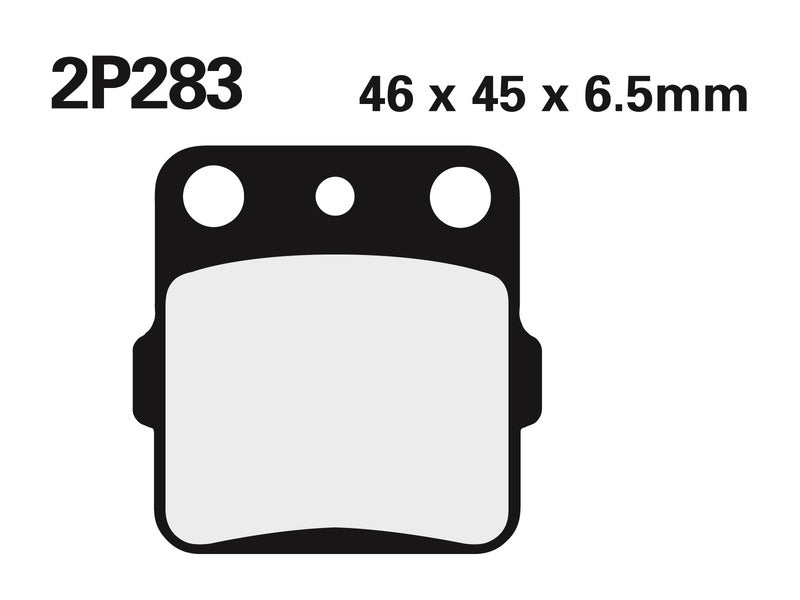 NISSIN BREMSBELÄGE 2P-283ST SINTERMETALL